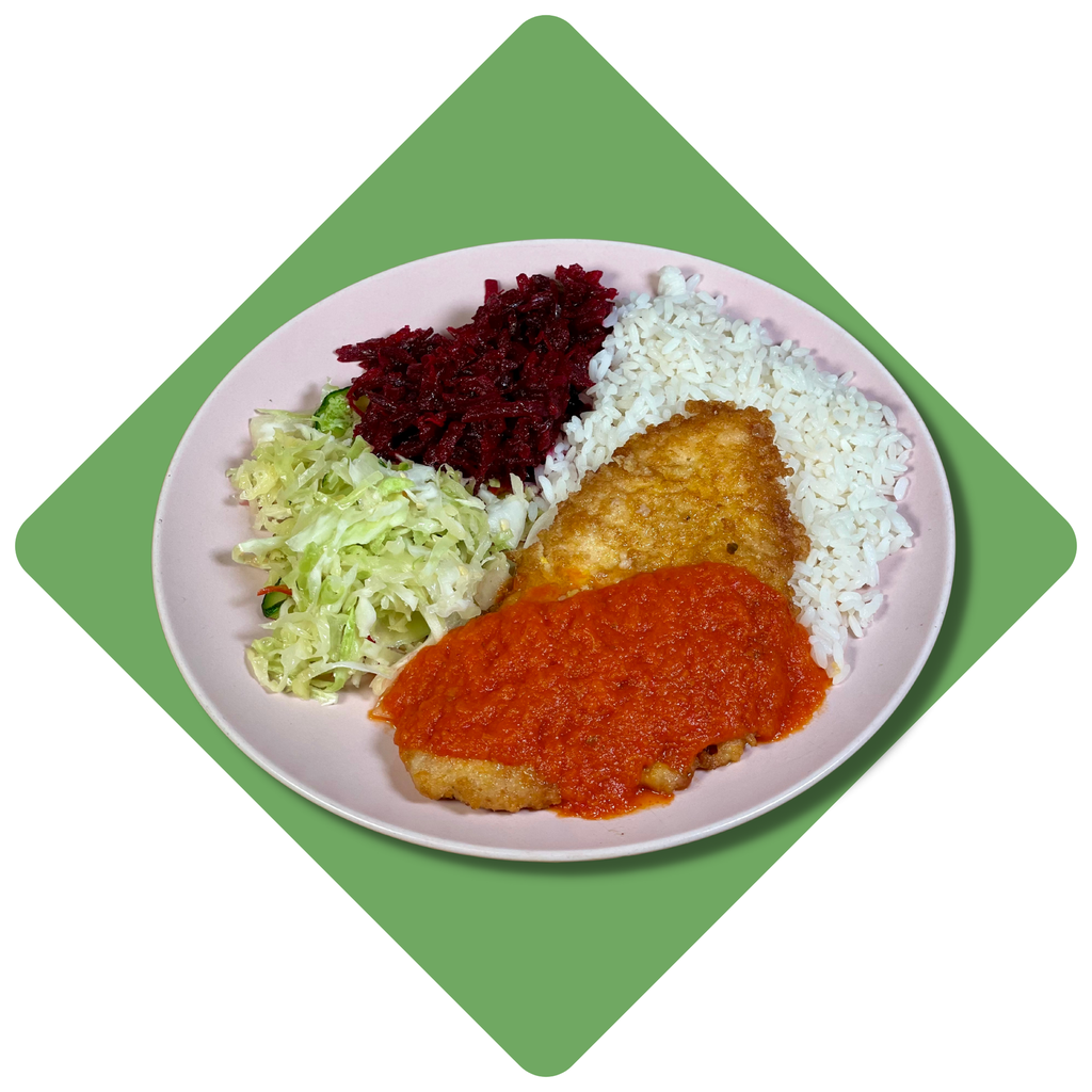 Kiaulienos kepsnys su adžikos padažu