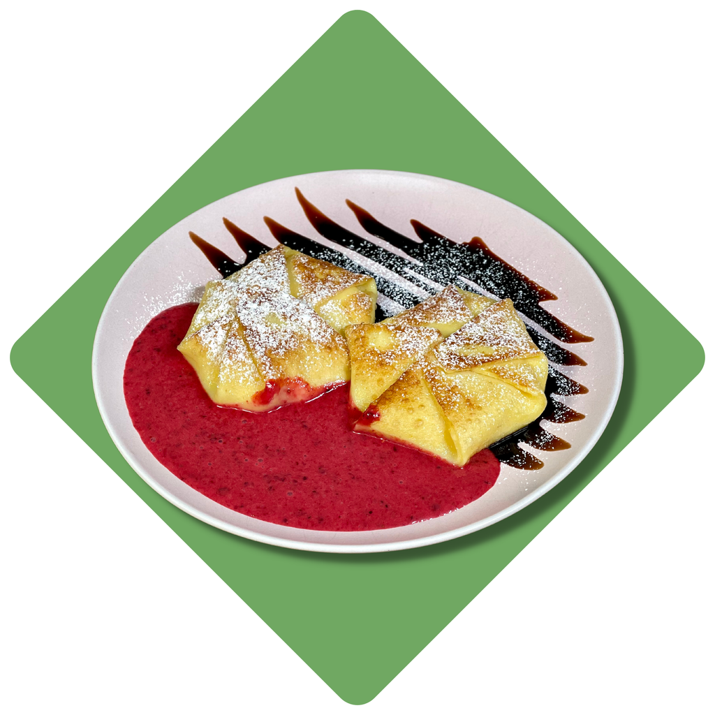 Lietiniai blyneliai su varške gardinta vanile