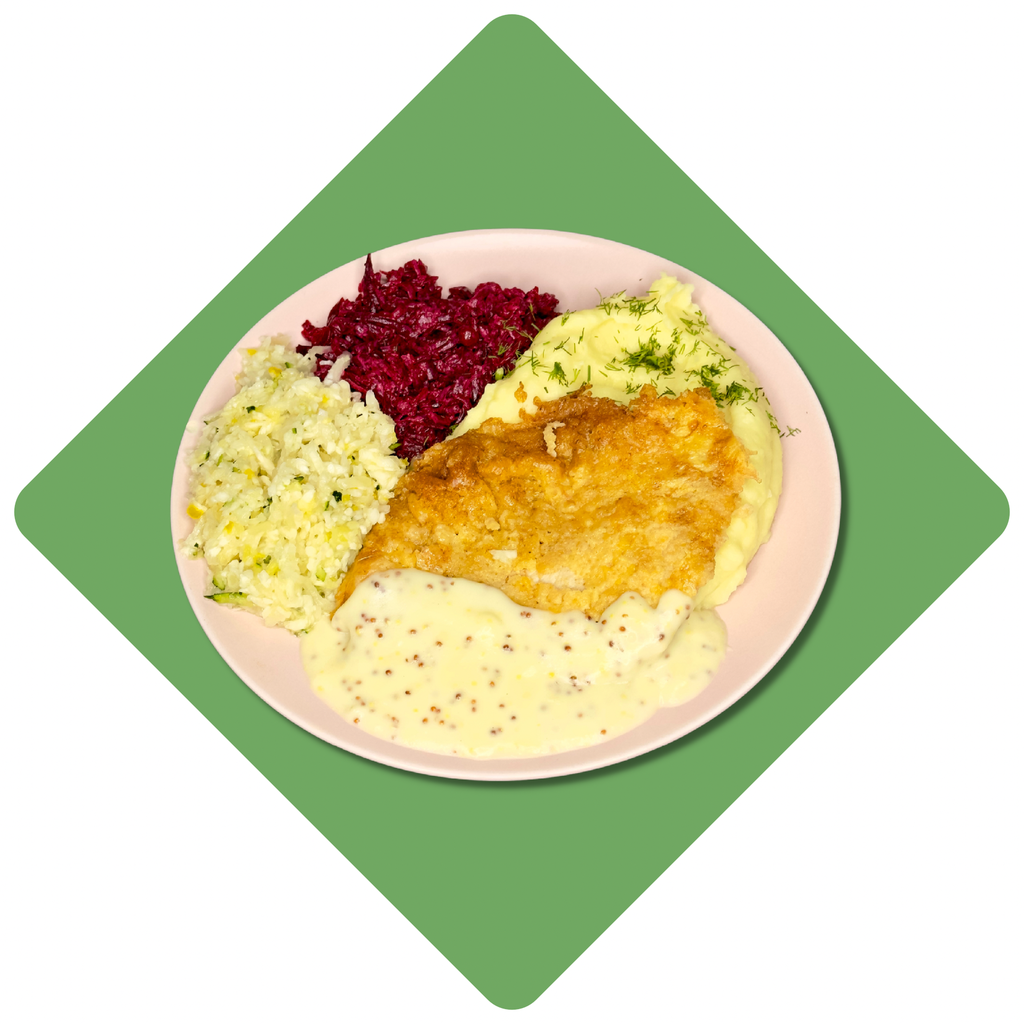 Kiaulienos kepsnys su garstyčių padažu