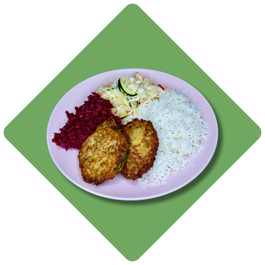 Vištienos kapotukai su cukinijomis, tradiciniu padažu