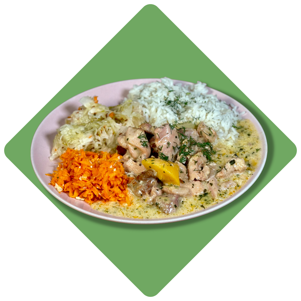 Vištienos troškinys "Egzotiškai"