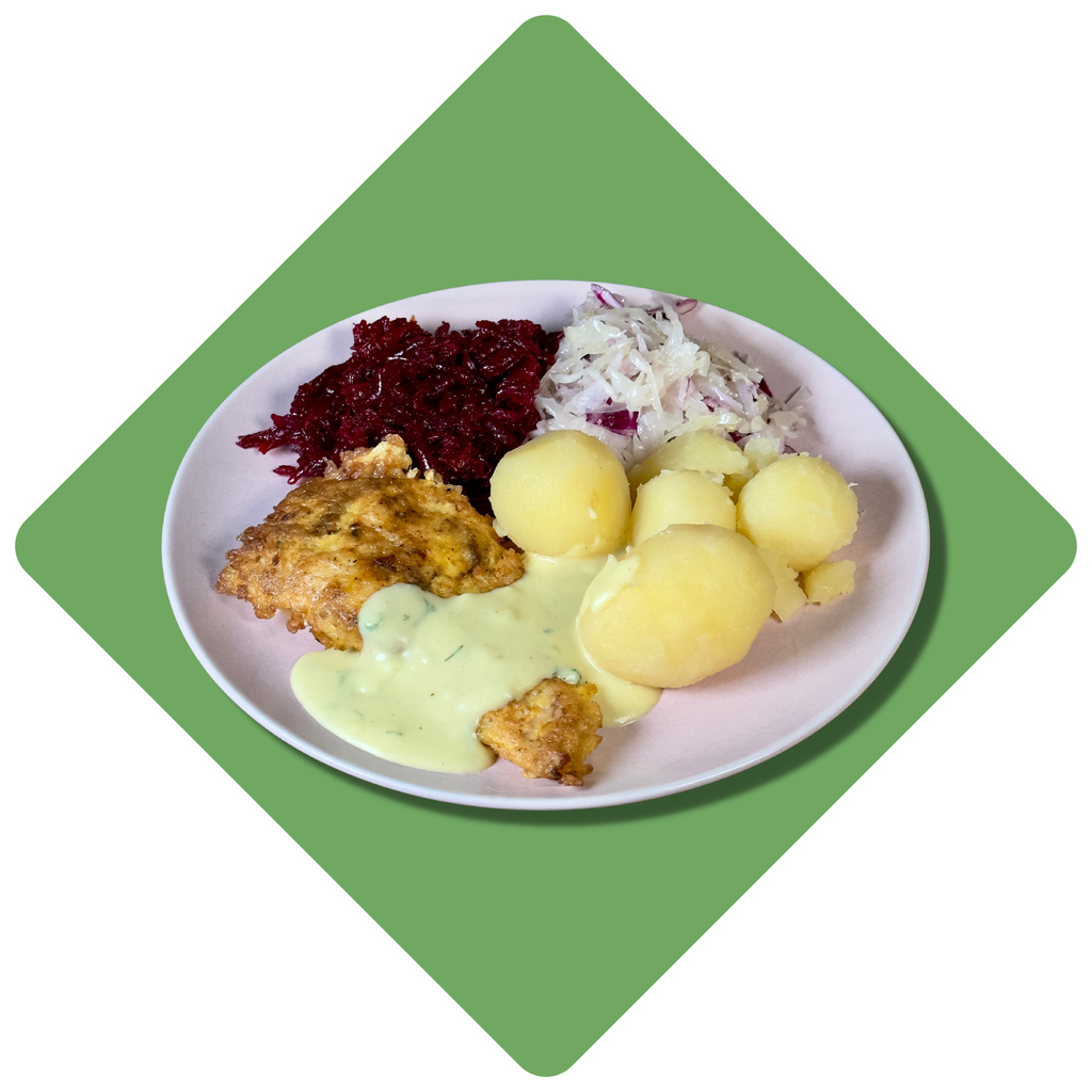 Keptas ešerio kepsnys su kario padažu