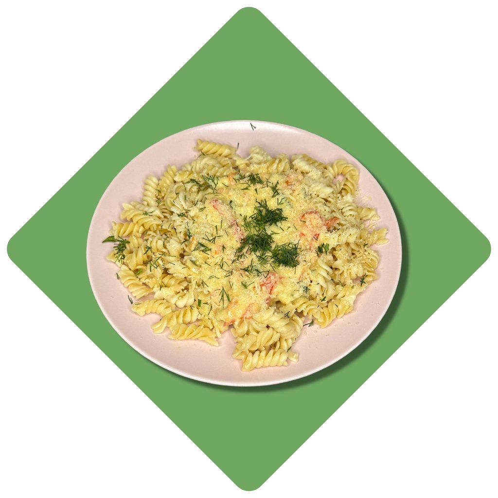 "Fusilli" makaronai su daržovėmis