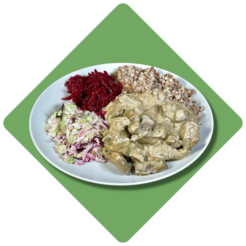 Troškintos jautienos kepenėlės su tradiciniu padažu