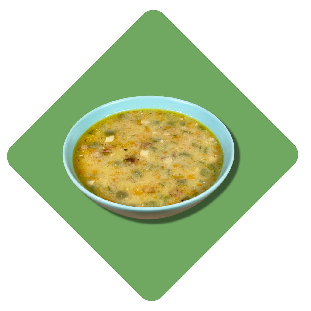 Raugintų agurkų sriuba su perlinėmis kruopomis