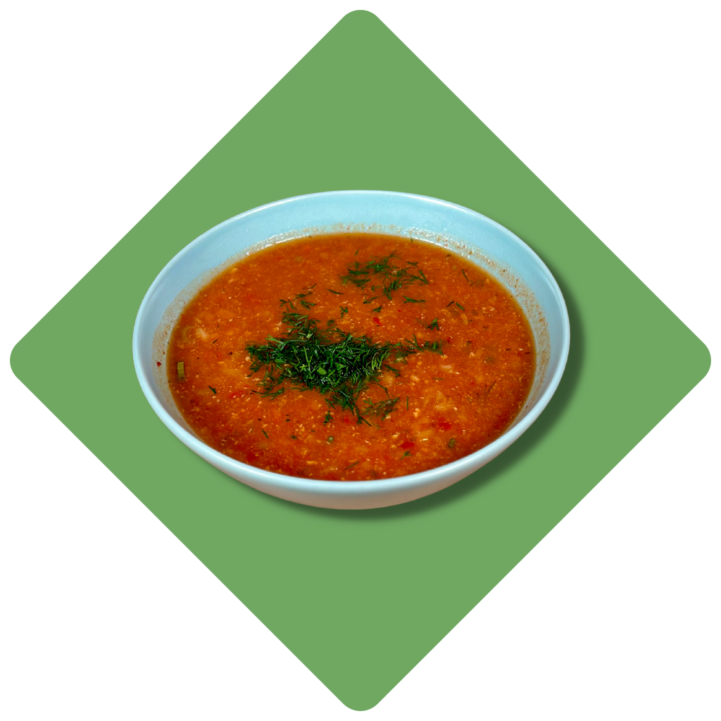 Pomidorinė su ryžiais