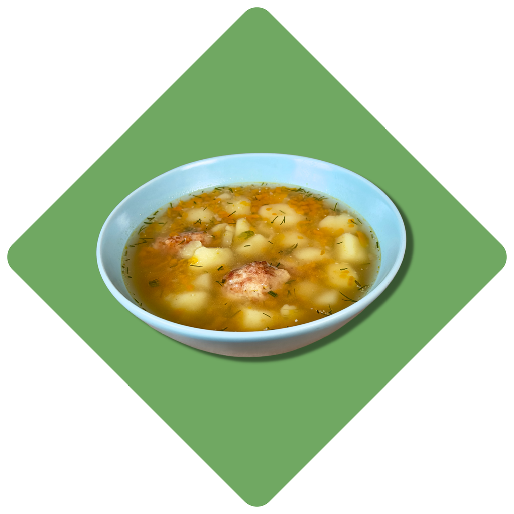 Bulvienė su frikadelėmis