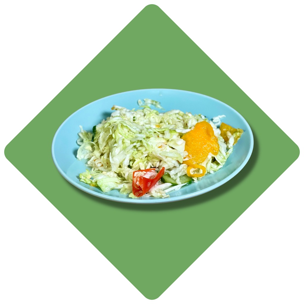 [0403] Kopūstų salotos su paprika ir cukinija (200 g)